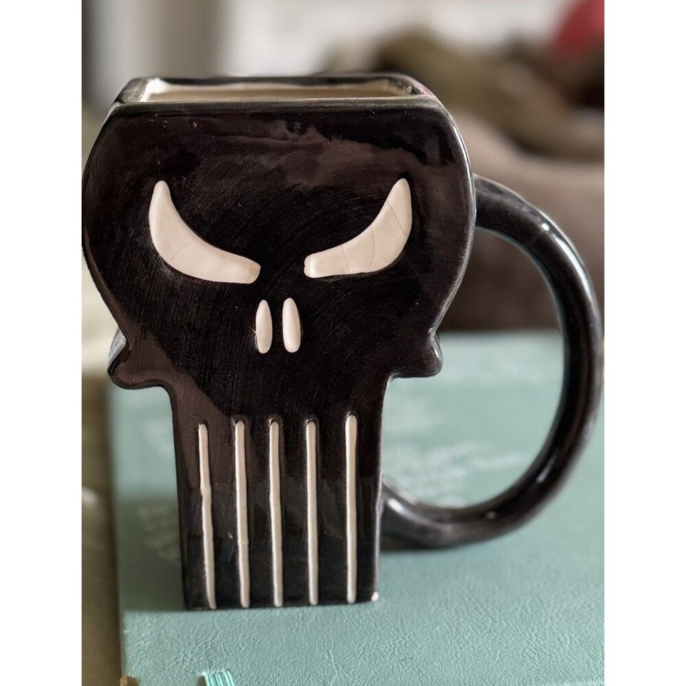 2015 Marvel Punisher Collectible Coffee Mug (see Photo For Knicks)